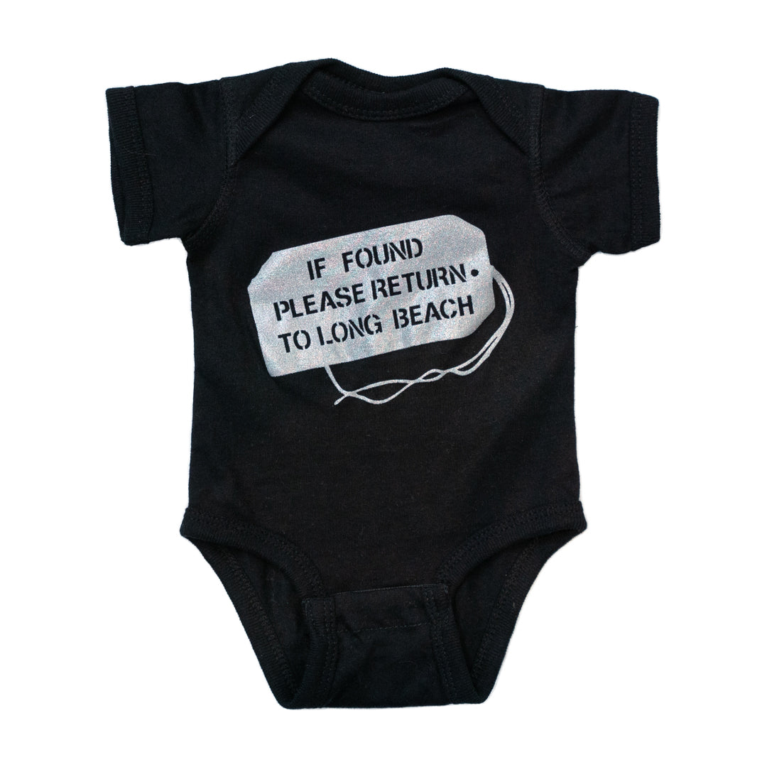 If Found Black Baby Onesie