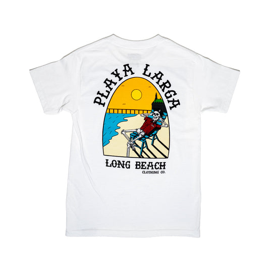 Playa Larga 2.0 Men's White T-Shirt