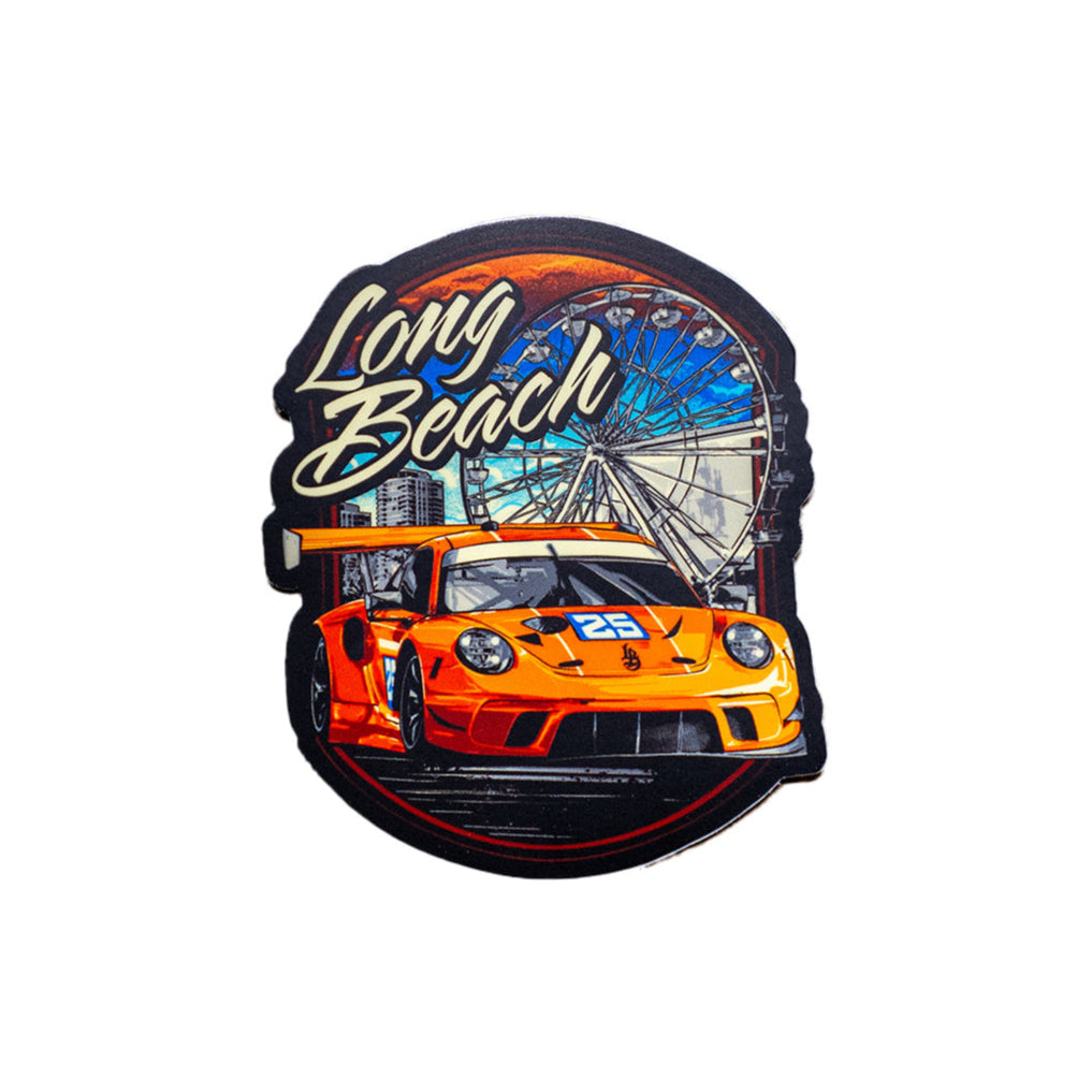 Long Beach Racing Sticker