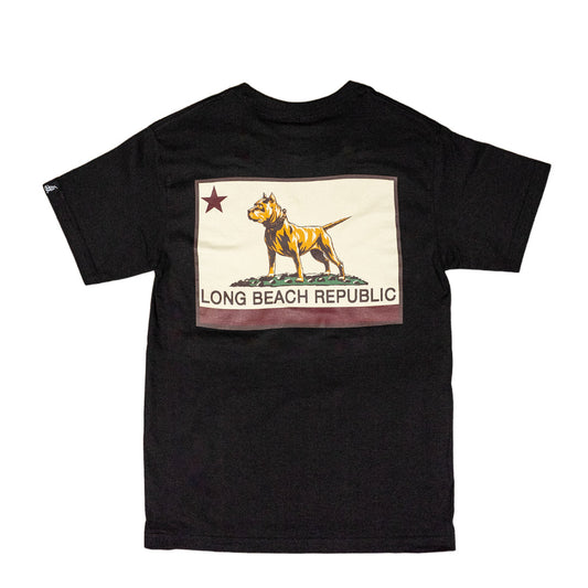 Long Beach Republic Men's Black T-shirt