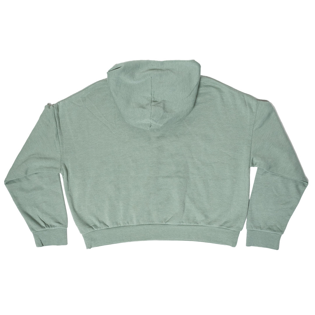 Women's Embroidered Sage Hoodie