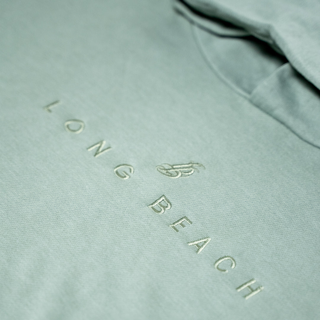 Women's Embroidered Sage Hoodie