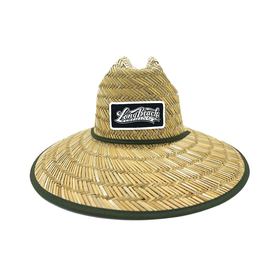 Adult OG Logo Patch Green Straw Hat