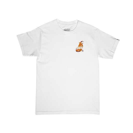 Long Beach Sunset Port Men's White T-Shirt
