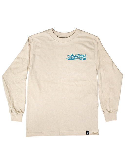 Sombrero Skull Men's Sand Long Sleeve T-Shirt