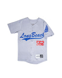 Long Beach Youth Grey Baseball Jersey