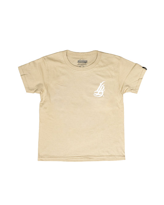 Long Beach Beach Vibes Youth Sand T-Shirt