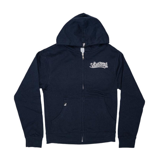 Cali Queen Youth Navy Zip Up Hoodie
