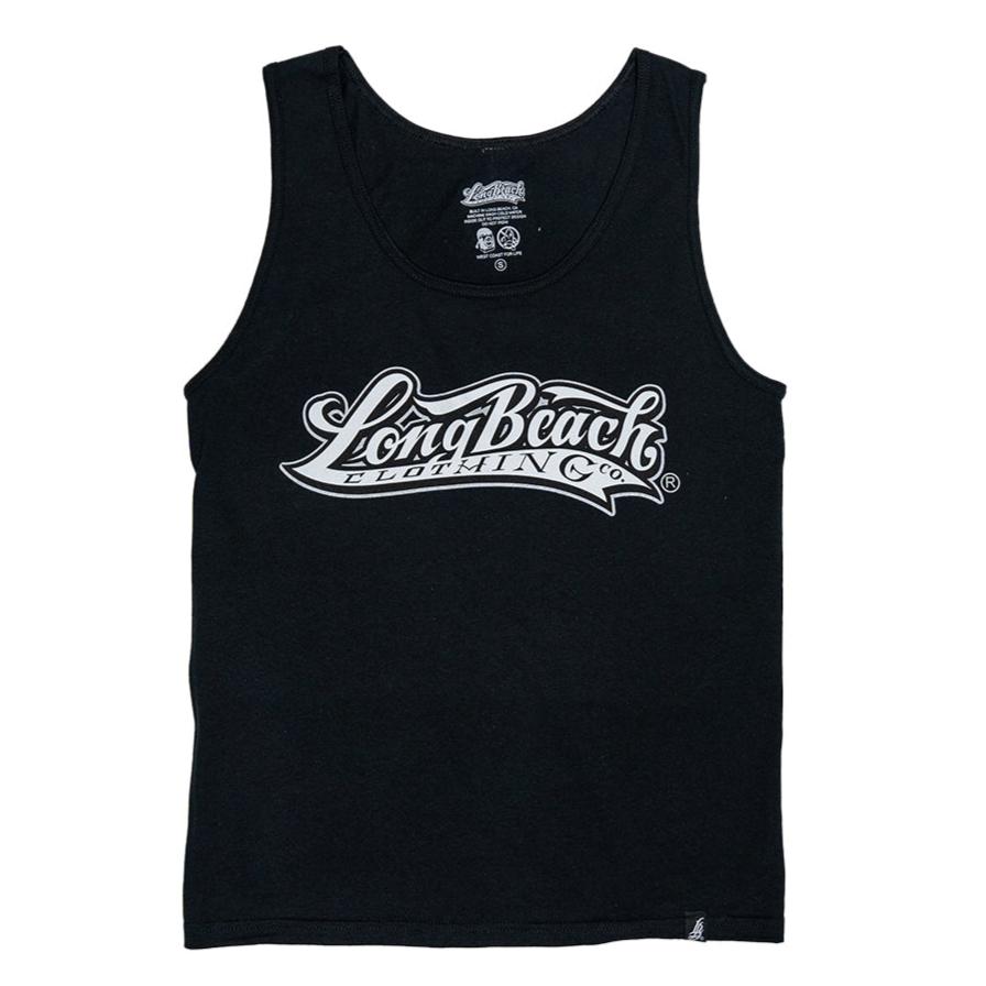 Long Beach Clothing Co. Logo Men's Black Tank Top