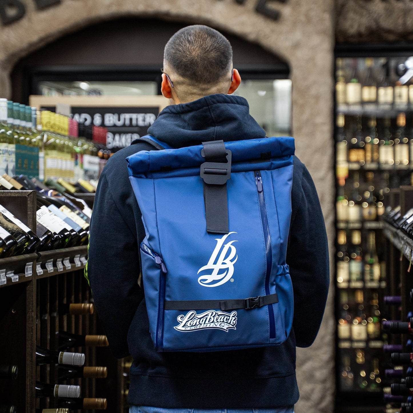Insulated Blue Sports Backpack