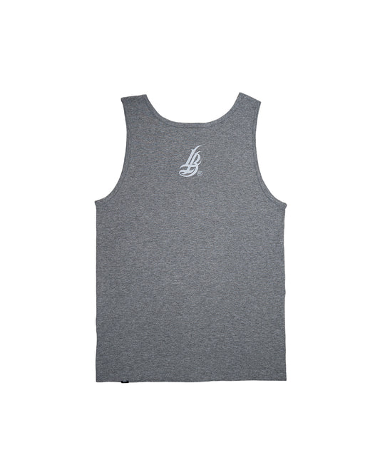Long Beach Clothing Co. Logo Men's Heather Grey Tank Top