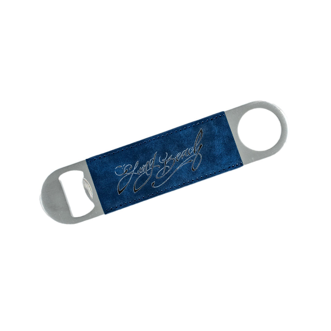 Long Beach Stainless Steel Blue Paddle Bottle Opener