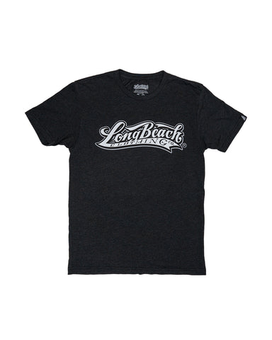 Long Beach Clothing Co. Logo Unisex Black Triblend T-Shirt