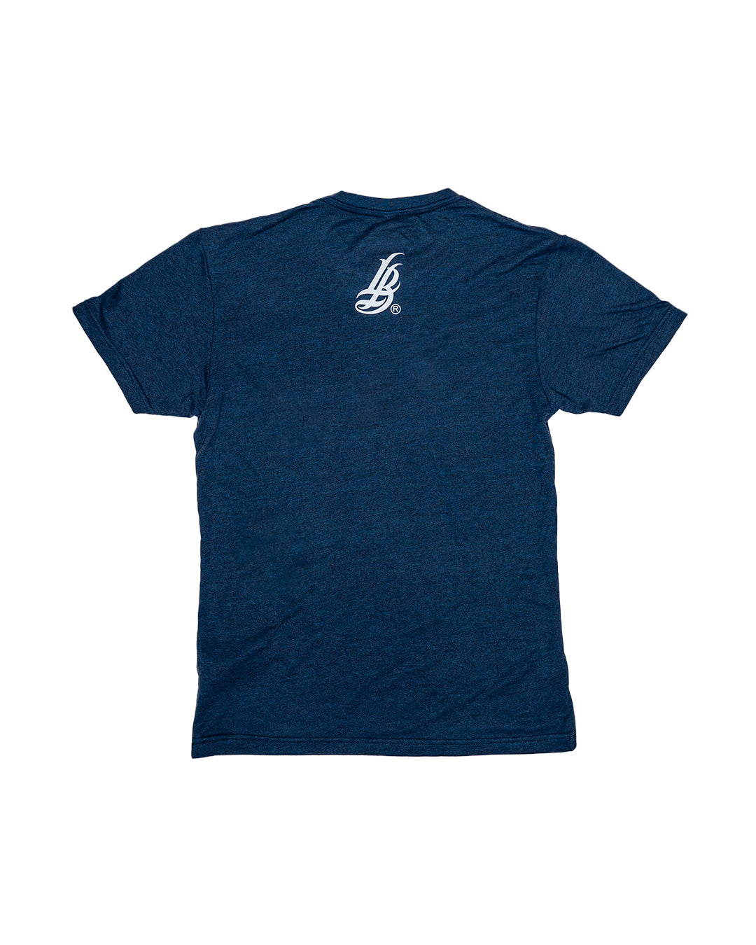 Long Beach Clothing Co. Logo Unisex Blue Triblend T-Shirt