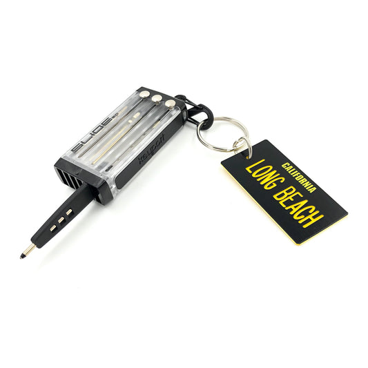 Cali Retro License Plate Keychain