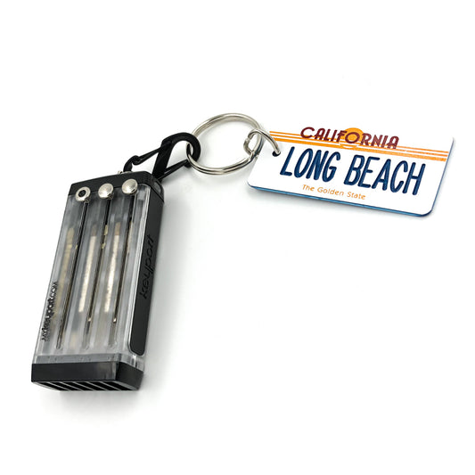 Golden State License Plate Keychain