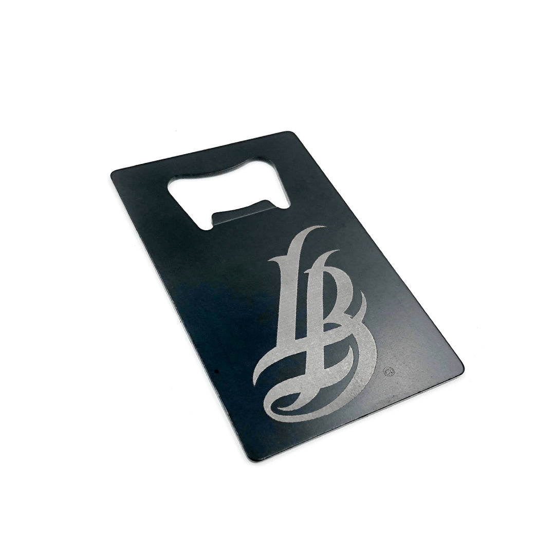 Credit Card Bottle Opener With Engraved Cursive LB