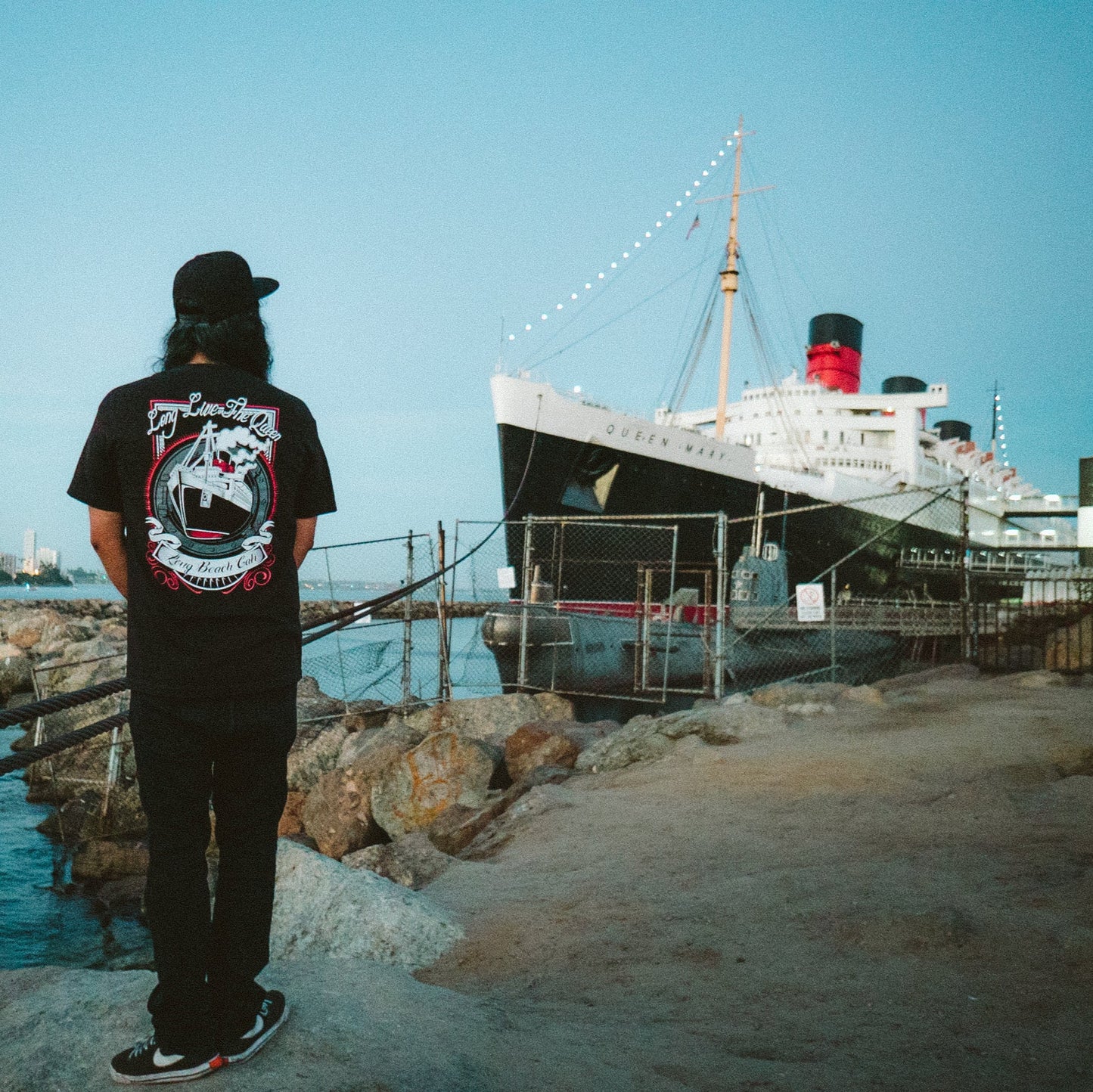 Long Live The Queen Men's Black T-Shirt