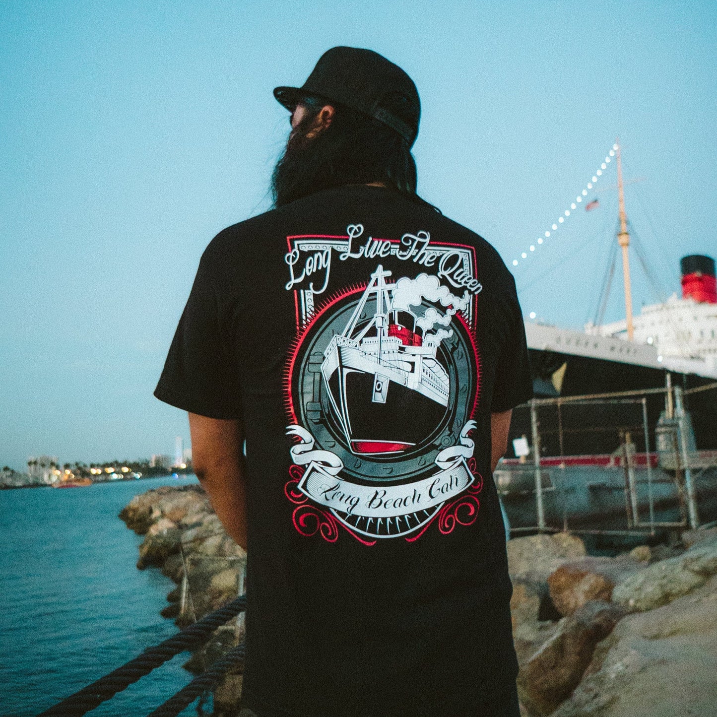 Long Live The Queen Men's Black T-Shirt