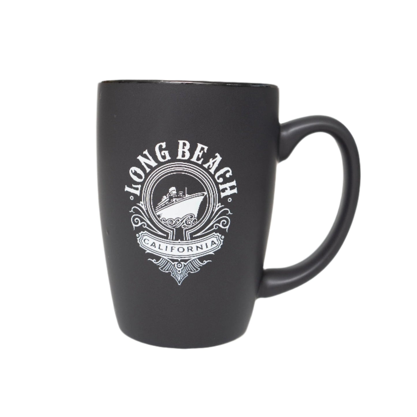 Cali Queen Black Matte Mug
