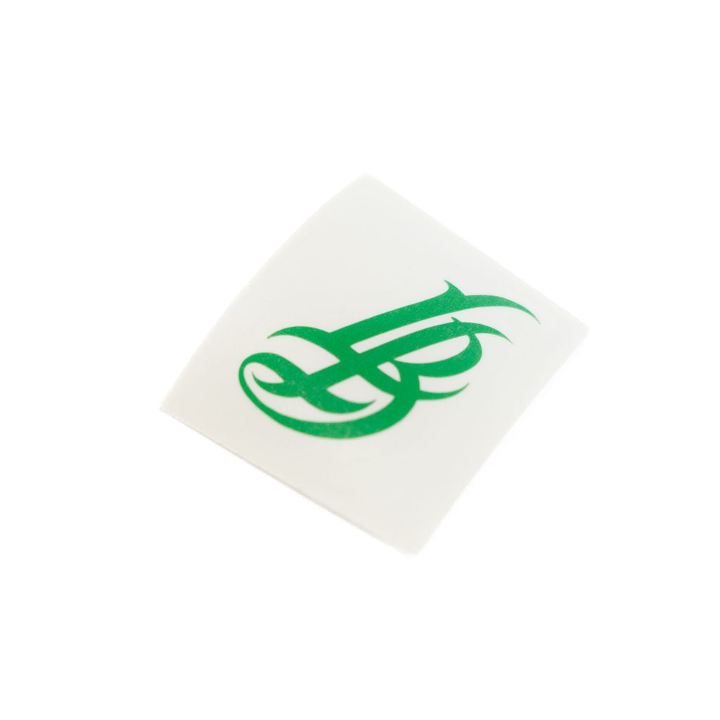 2" Cursive LB Green Vinyl Sticker