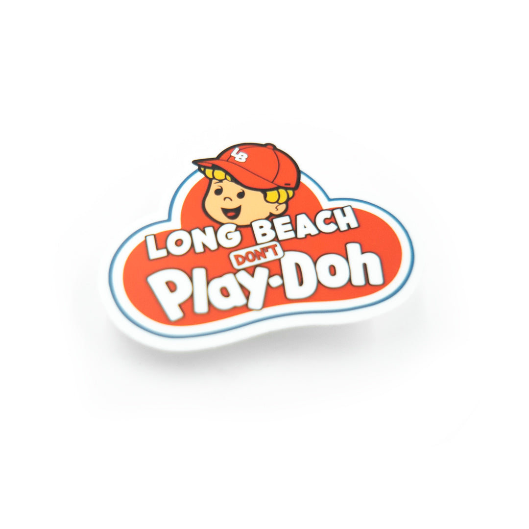 Long Beach Don't Play Sticker