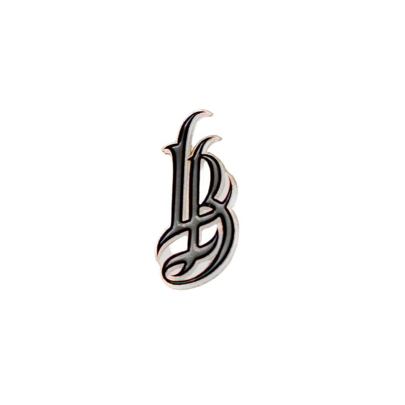 Cursive LB Enamel Pin