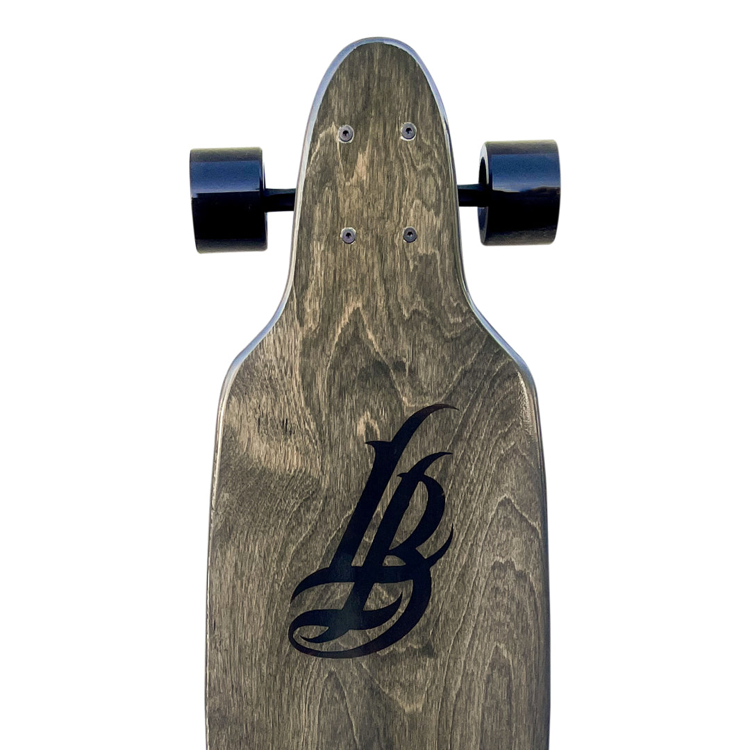 Cursive LB Twin Tip Carbon Grey Longboard 48"