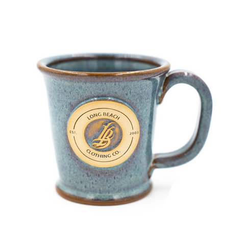 Premium Handcrafted Stormy Blue Ceramic Mug