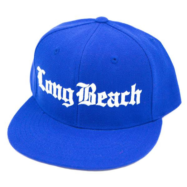 Old English Long Beach Royal Blue Snapback – Long Beach Clothing Co.