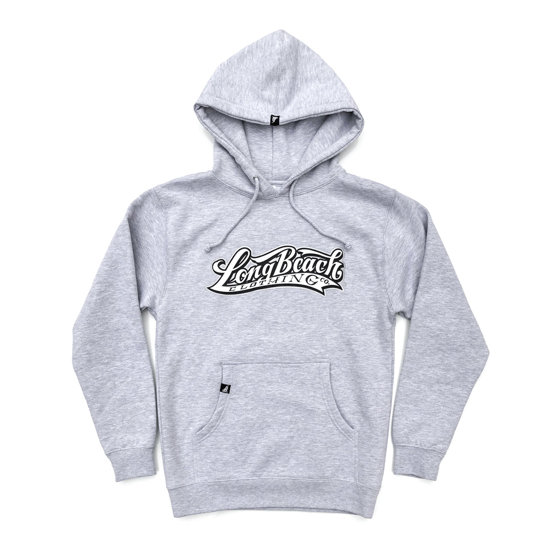 OG Logo Men's Heather Grey Pullover Hoodie