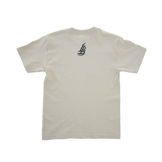 Long Beach Clothing Co. Logo Men's Sand T-Shirt