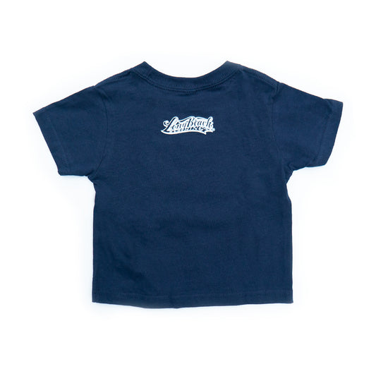 Long Beach Don't Play Toddler Navy T-Shirt