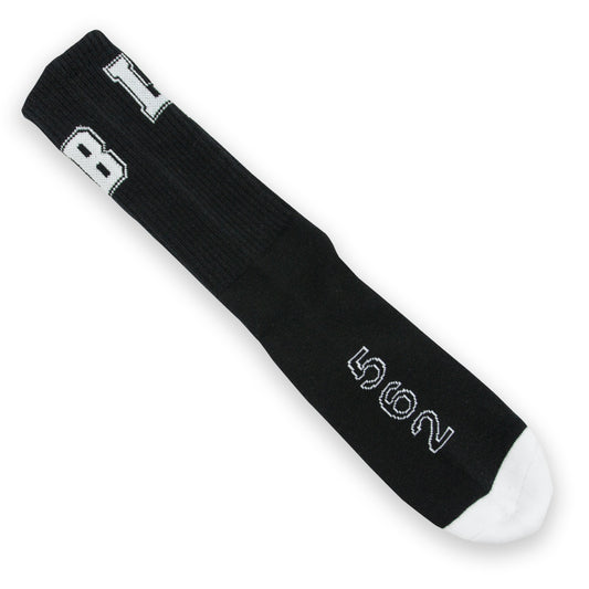 Classic Long Beach Clothing Black Socks