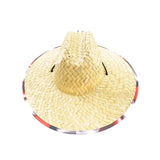 Men's Cursive LB Established Patch Americana Straw Hat