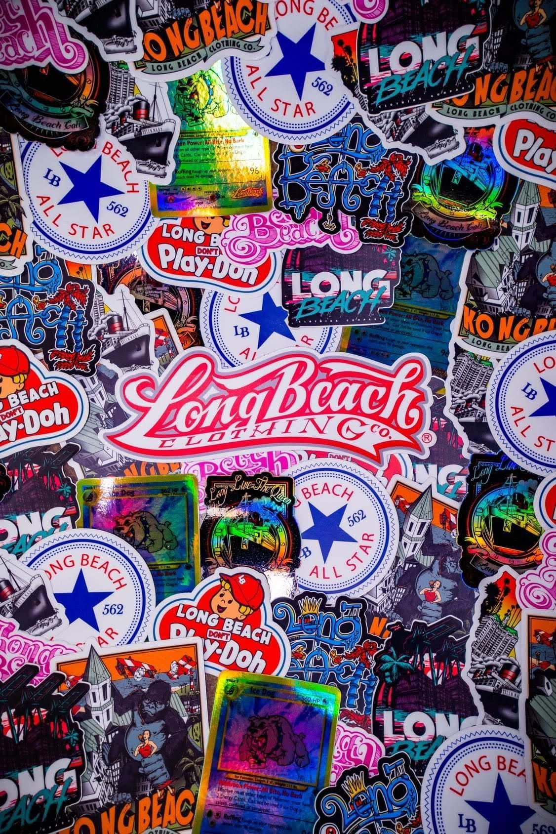 Long Beach Don't Play Sticker