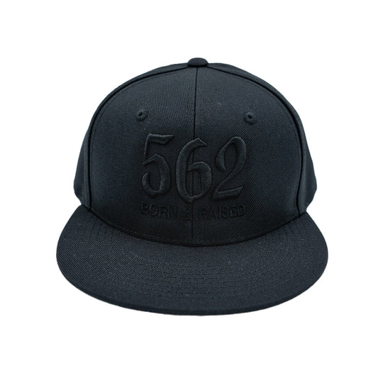 562 Born & Raised All Black Snapback