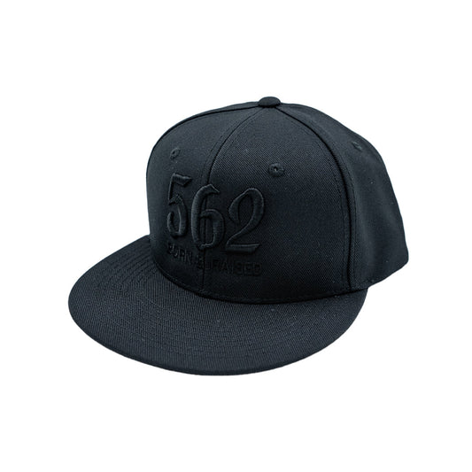 562 Born & Raised All Black Snapback