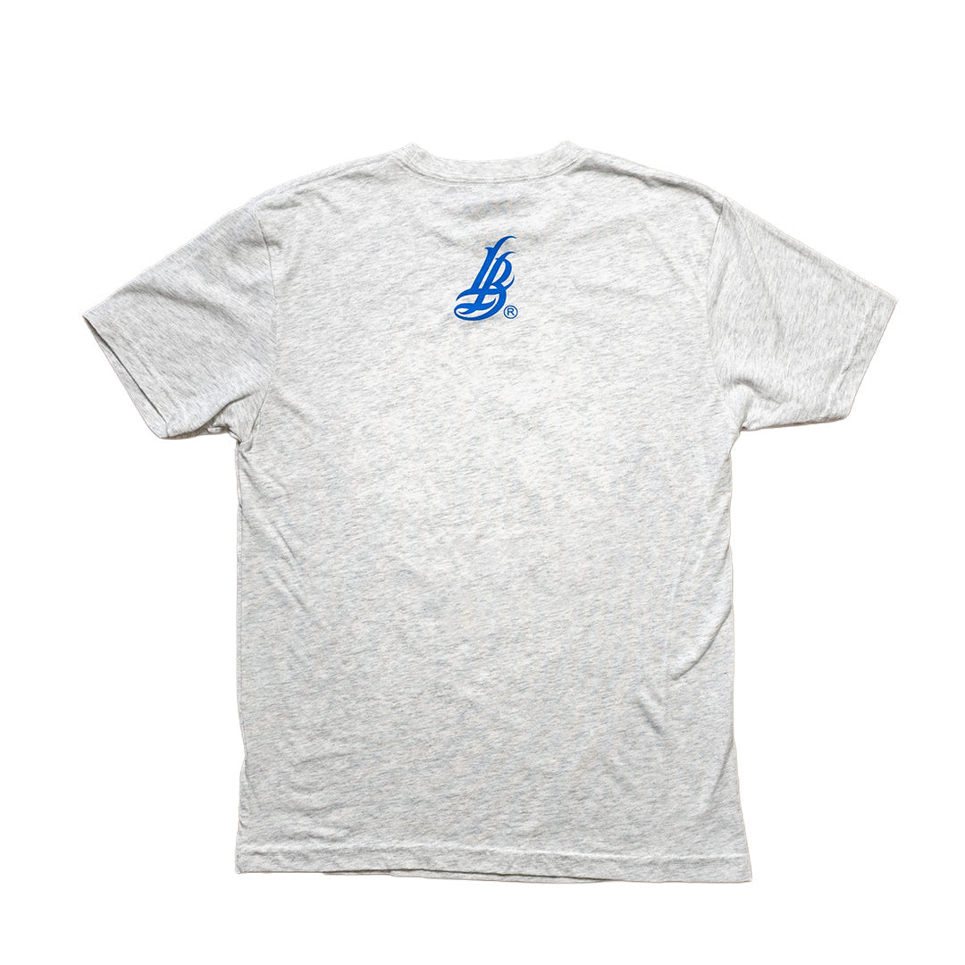 ADULT Long Beach All Star Heather White Triblend T-Shirt