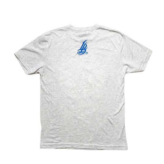 ADULT Long Beach All Star Heather White Triblend T-Shirt