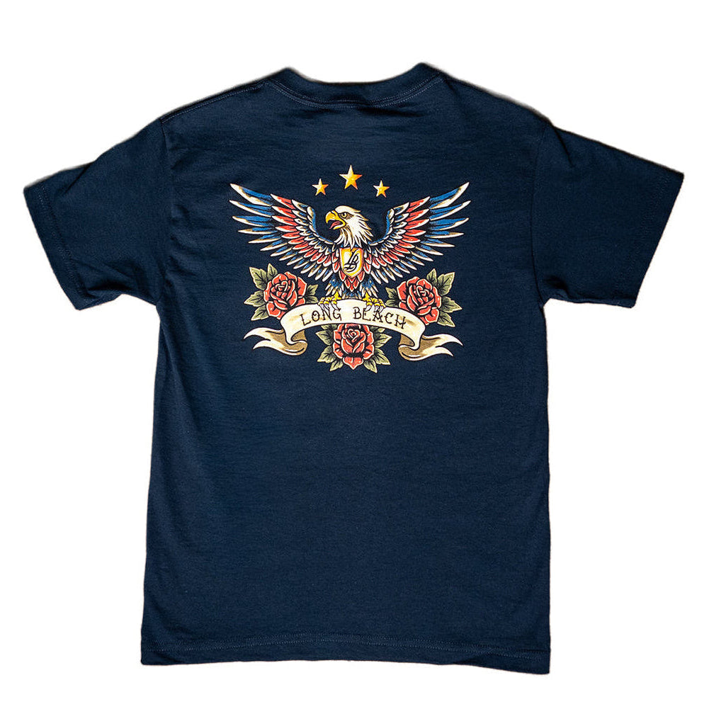 Americana LB Eagle Men's Navy T-Shirt