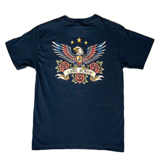 Americana LB Eagle Men's Navy T-Shirt