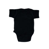 LONG BEACH Black Baby Onesie