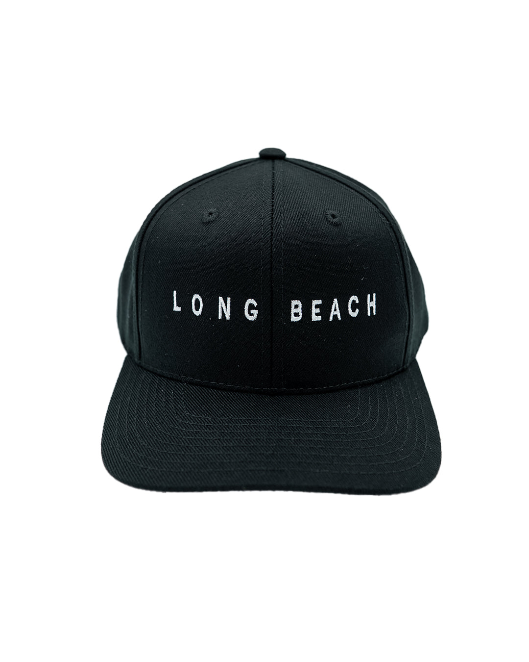 Long Beach Black Baseball Hat