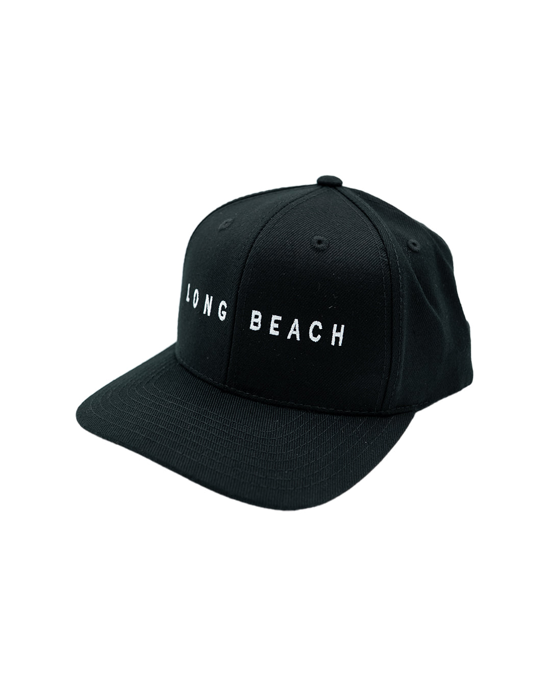 Long Beach Black Baseball Hat