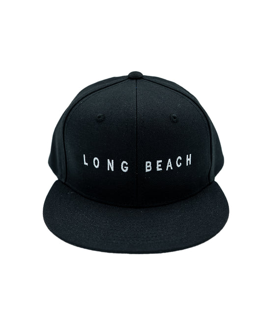 Long Beach Black Snapback