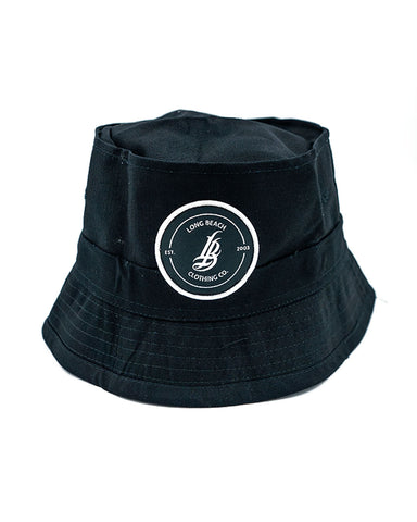 LB Patch Black Bucket Hat – Long Beach Clothing Co.