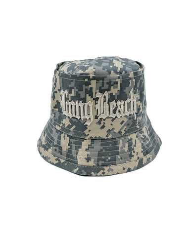 Old English Long Beach Digital Camouflage Bucket Hat