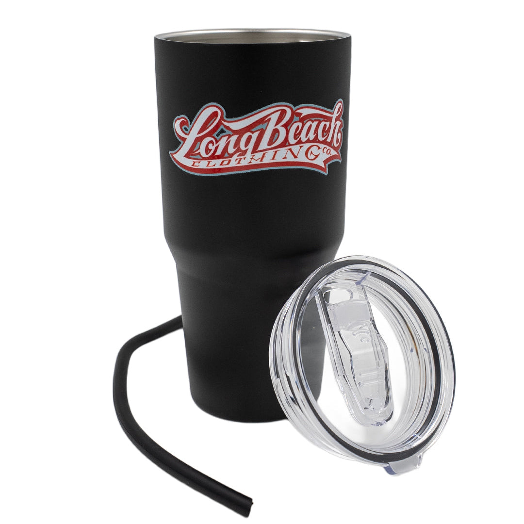 Black Stainless Steel Tumbler