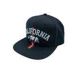 California Black Snapback